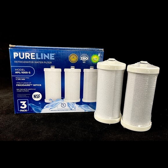Pureline Refrigerator Replacement Water Filters - PL-1000-S for Frigidaire - Picture 2 of 7